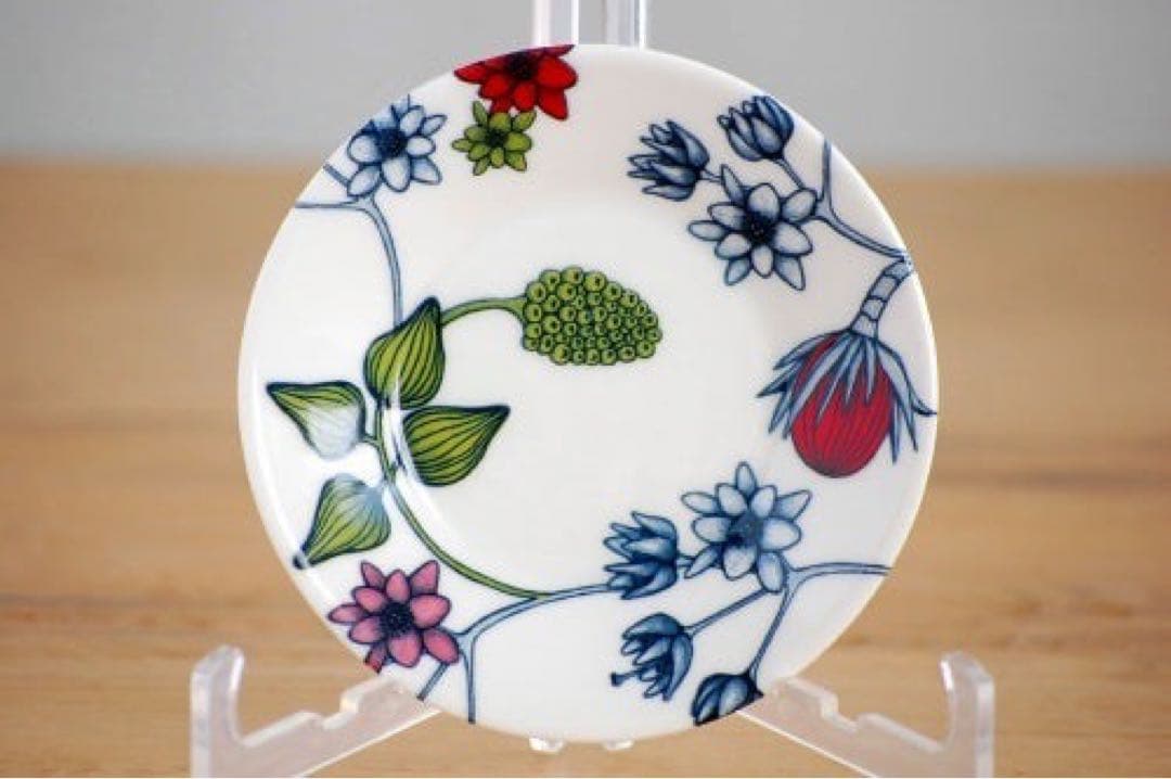 美品★Arabia ブラックパラティッシ★ルノ　サマーレイ　プレートまとめ売り