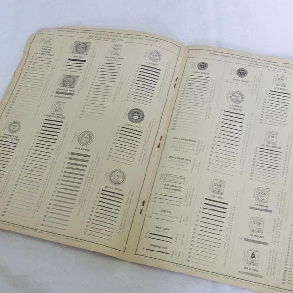 入手困難！2冊セット！D・M・C 刺繍 DMC レース クロシェ デザイン集