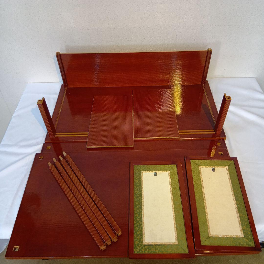 茶道具　紹鴎棚　春慶塗