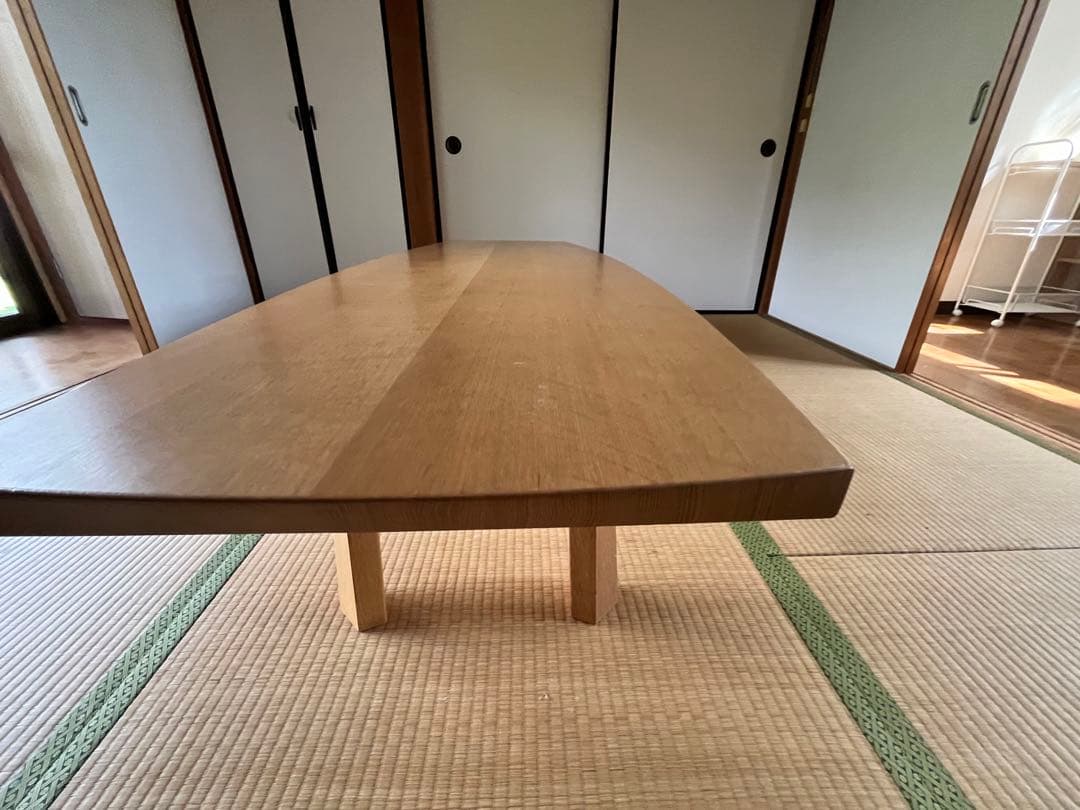 カンディハウス　ローテーブル　天然木（ナラ）　165cm