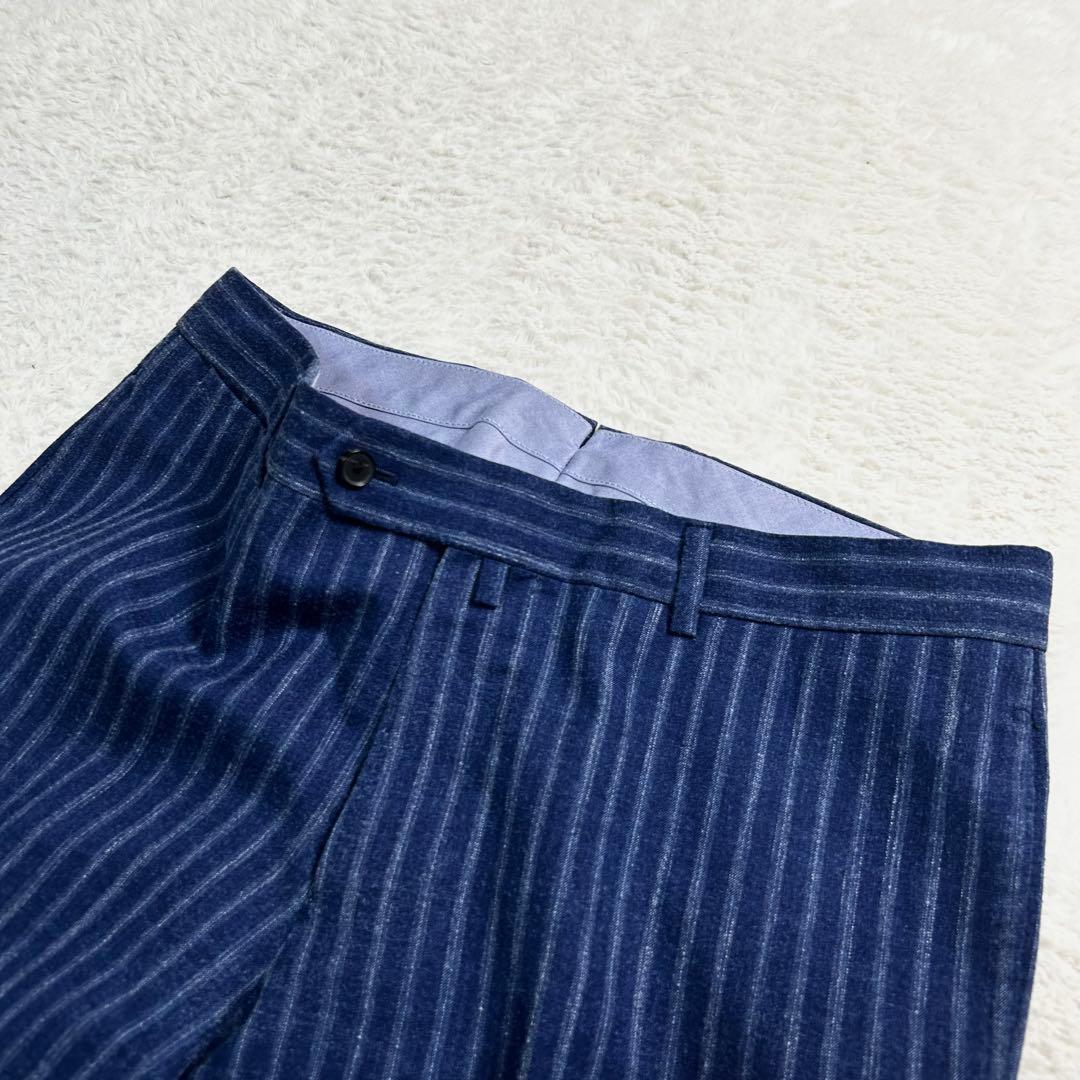 TOMORROWLAND オーダーメイドZegna スーツ　3ピース　ストライプ