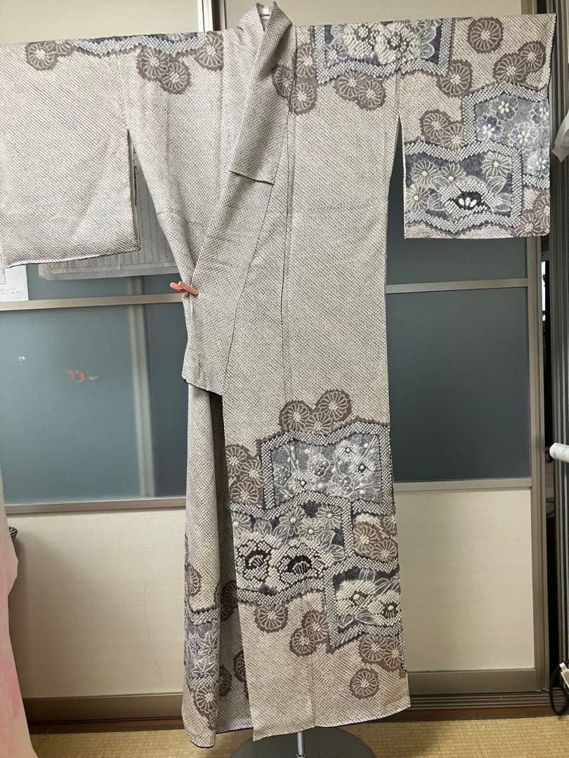 藤娘きぬたや　正絹　総絞り訪問着