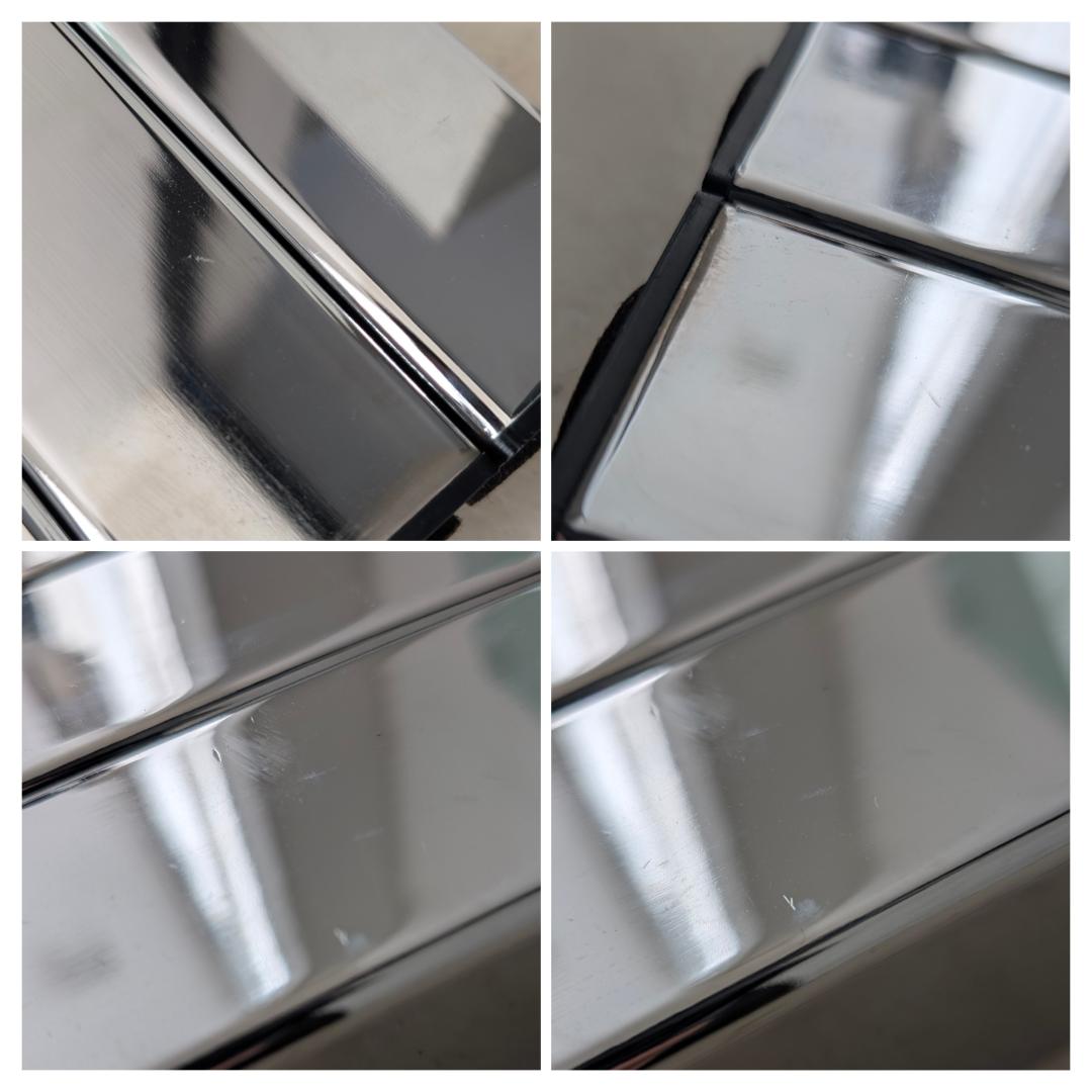 90s ヴィンテージ ガラス シェルフ スタイリッシュ モダン