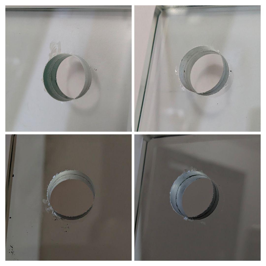 90s ヴィンテージ ガラス シェルフ スタイリッシュ モダン