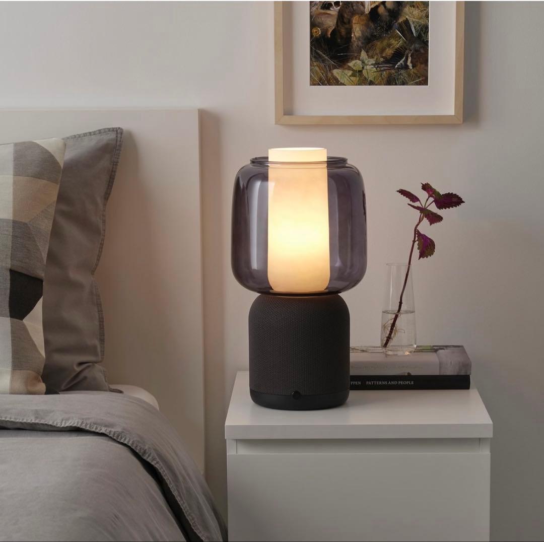 【IKEA】SYMFONISK スピーカーランプ　ベースシェードランプセット