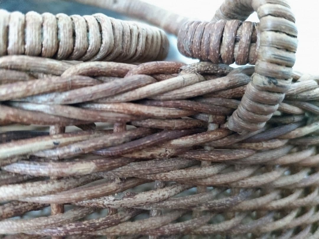 青森　宮本工芸　あけびカゴバッグ