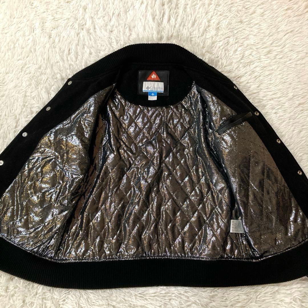 【コロンビア】 スタジャン　オニヒート カウレザー×メルトンウール