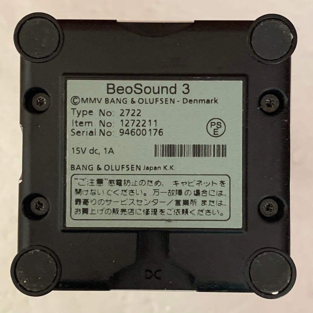 ジャンク Bang&Olfsen BeoSound 3 壊れています