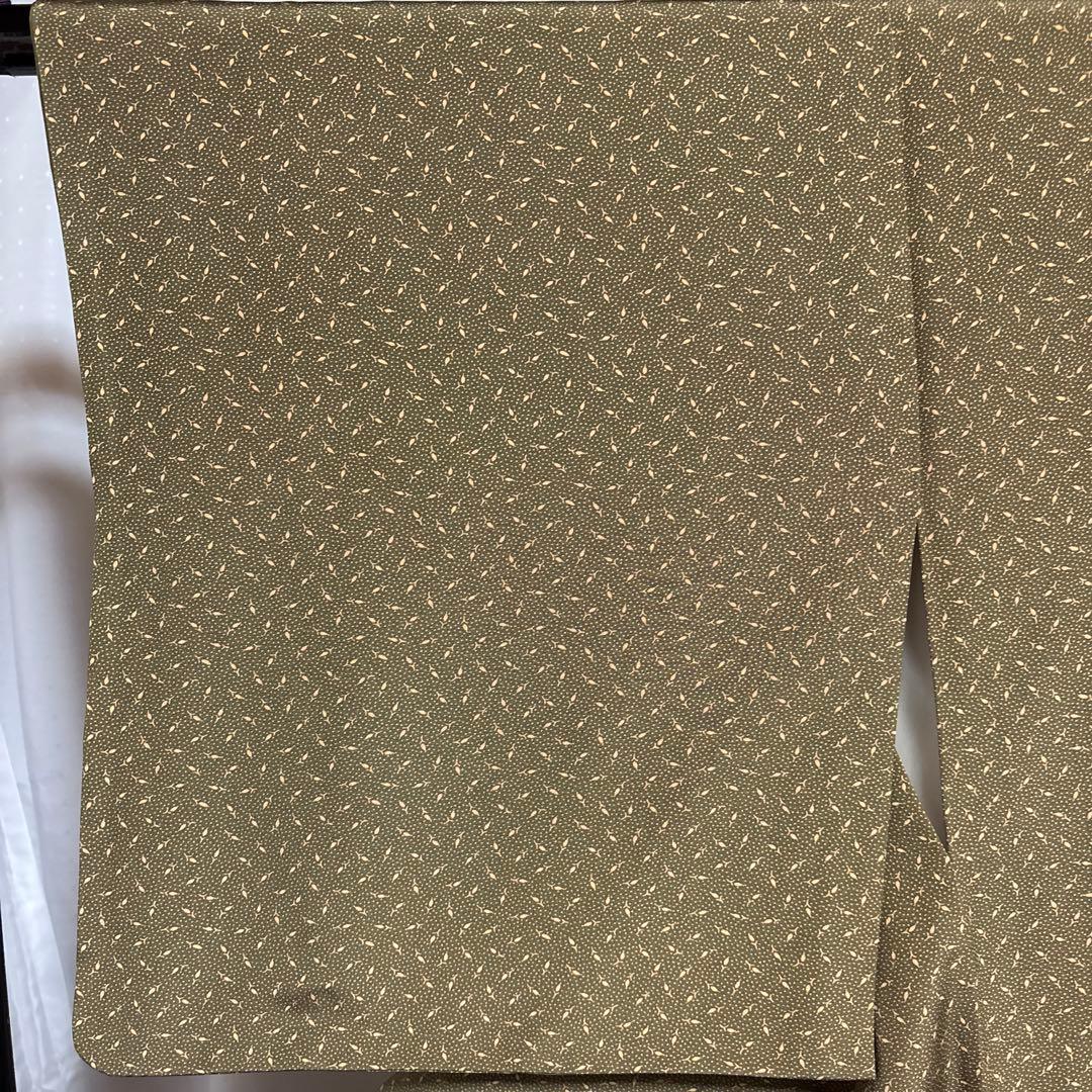 ま*ー様 未使用近い　美品　袷　さが美　正絹　江戸小紋　フルセット　西陣唐織名古