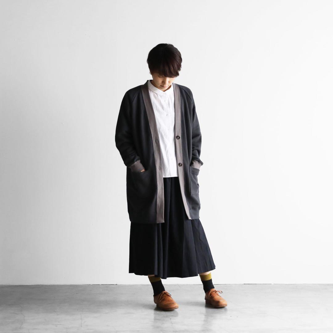 HUIS 遠州織物 SUVINスウェットロングカーディガン