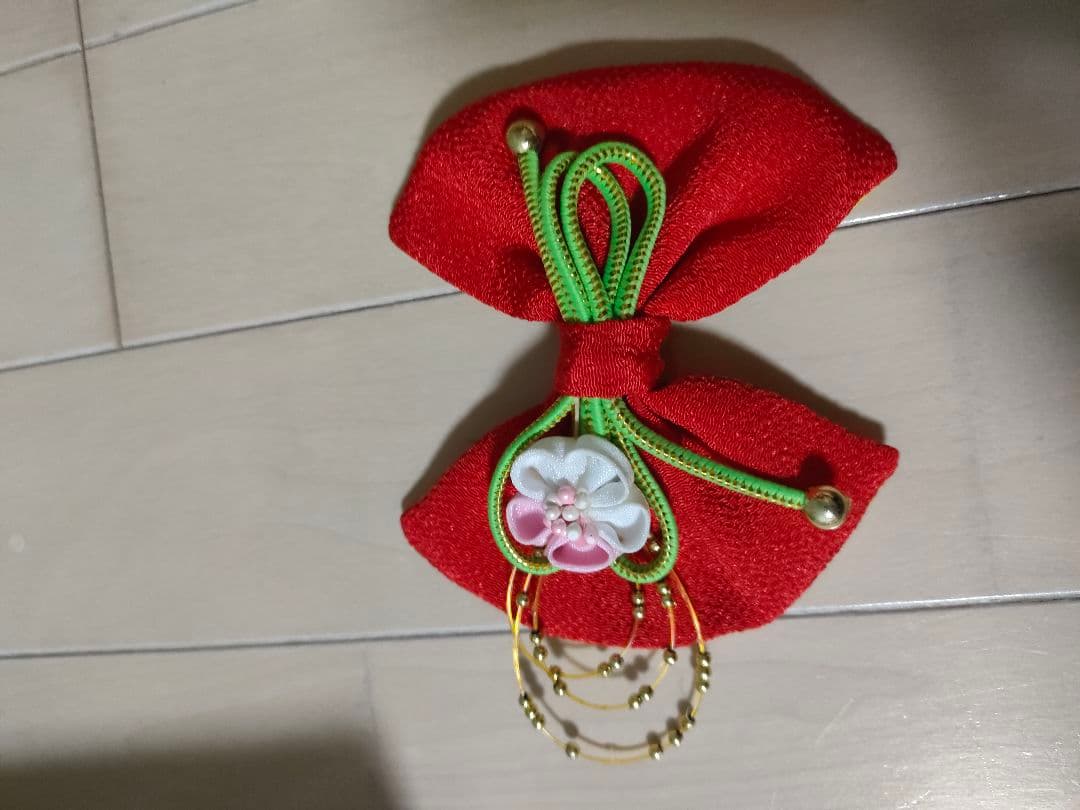 一度のみ着用七五三用華やか着物