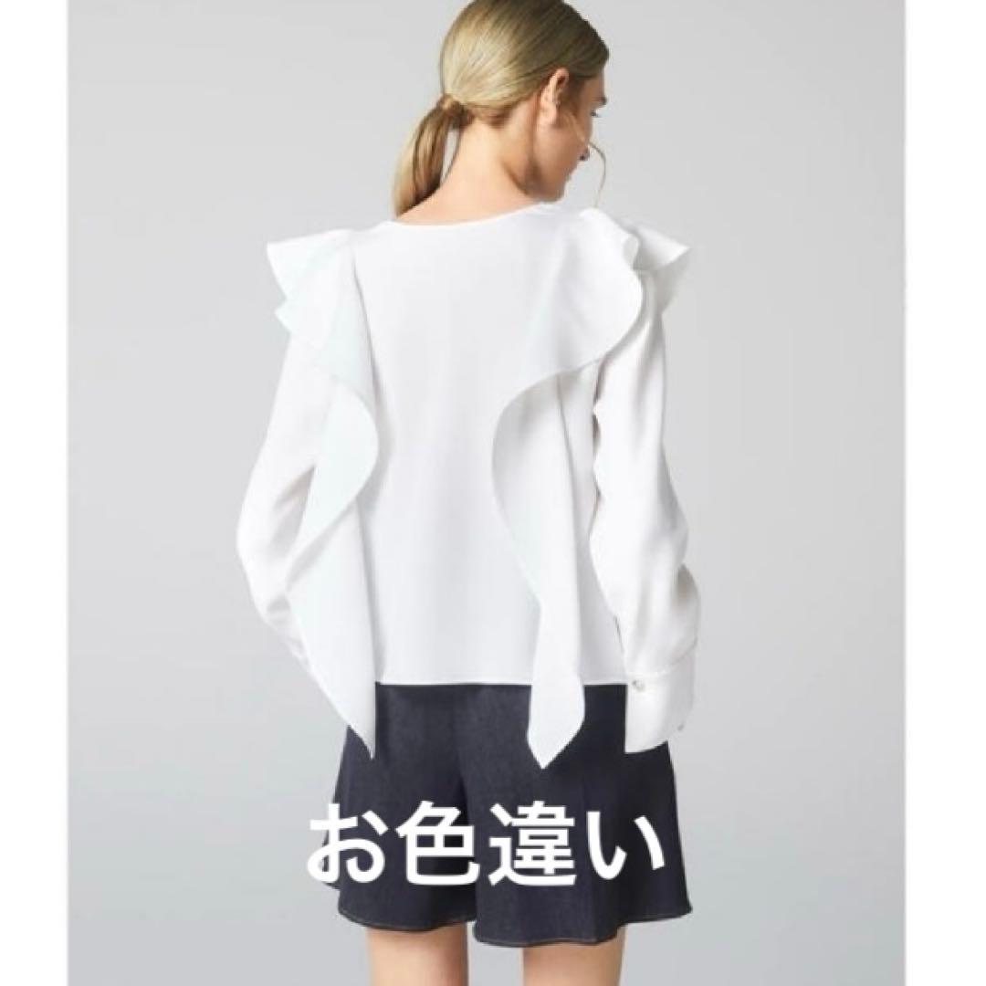 アディアム リリートップ ラッフル Ｖネック フリル ブラウス プルオーバー