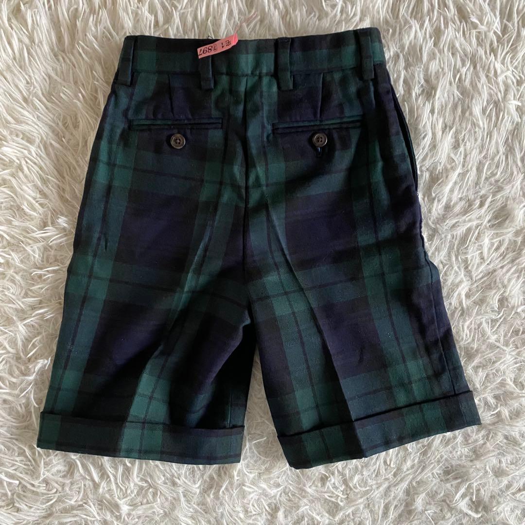 【美品】ラルフローレン　フォーマル4点セット　紺×ブラックウォッチ　120cm