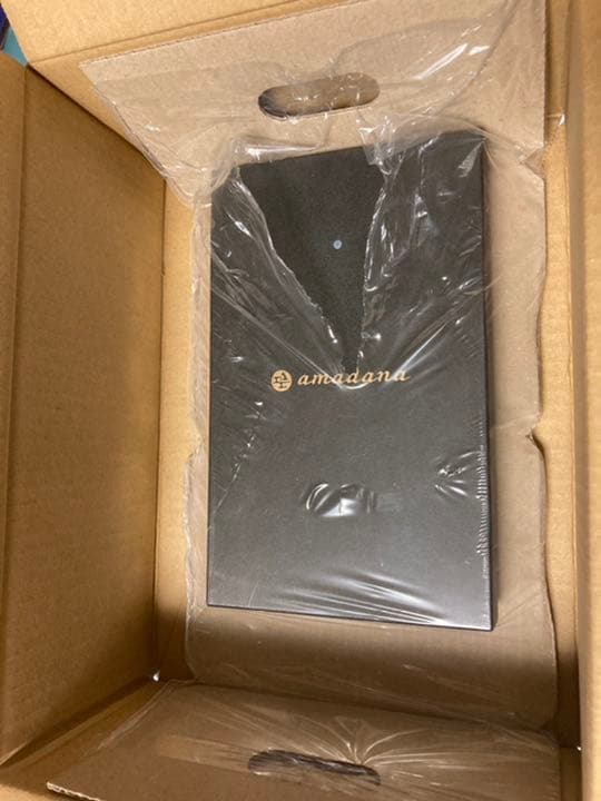 アマダナ　電卓カバー　グリーン　レザー　希少品