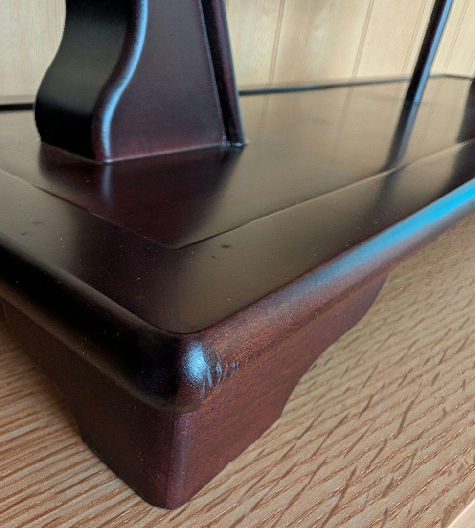 木製飾り棚　盆栽飾り