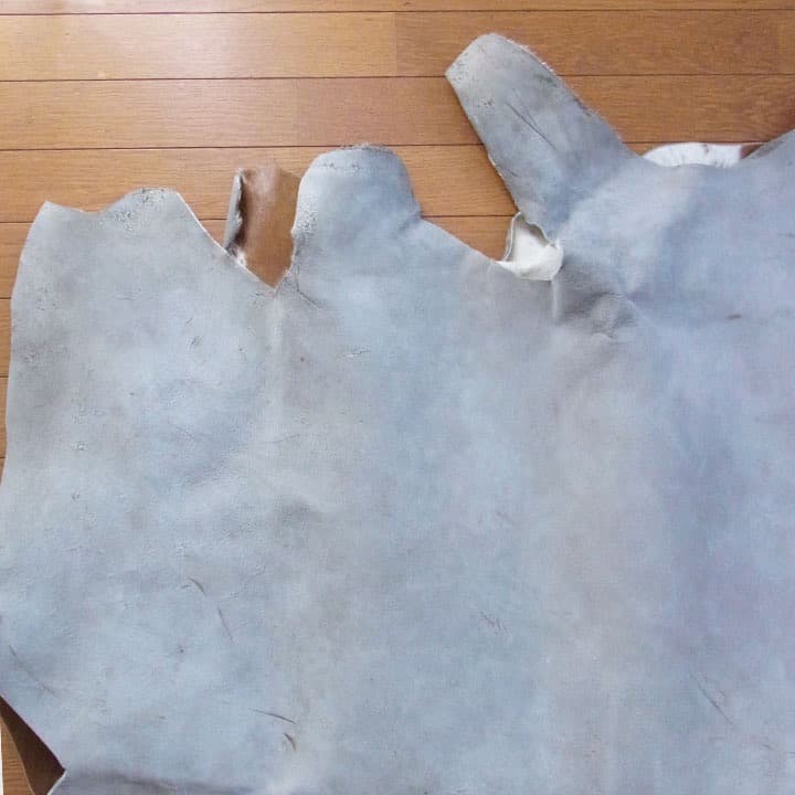 カウラグ 牛革 天然 レザー マット カーペット ラグマット