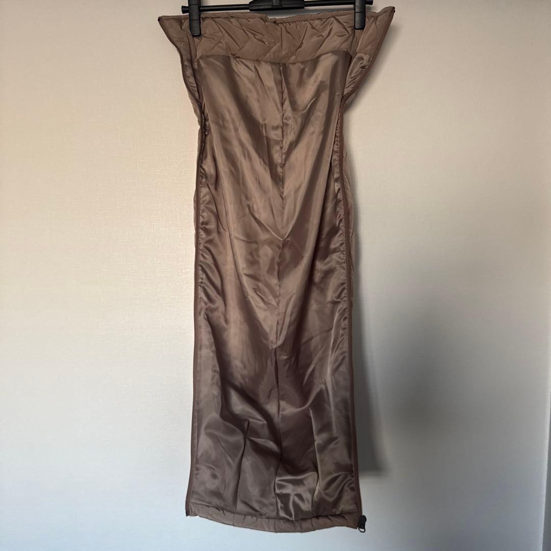 最終値下げ！【極美品】ミルクティー 中綿ロング ママコート4way ベージュ