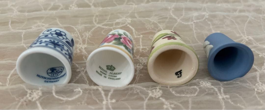 世界の名窯のシンブルコレクションWGPH シンブル　指貫　リヤドロ　オオクラ　他