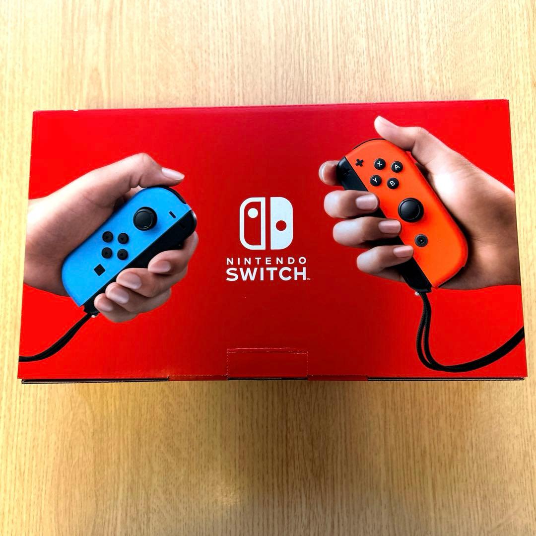 R Ｆ⭐︎ Nintendo Switch 本体 青/赤 Joy-Con付