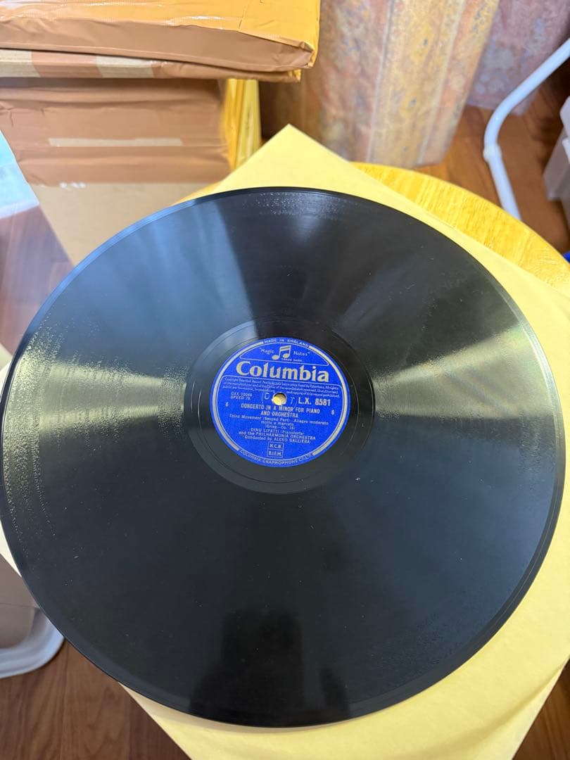 SP12in英盤４枚組 グリーグP協奏曲イ短調OP16 ディヌ・リパッティ