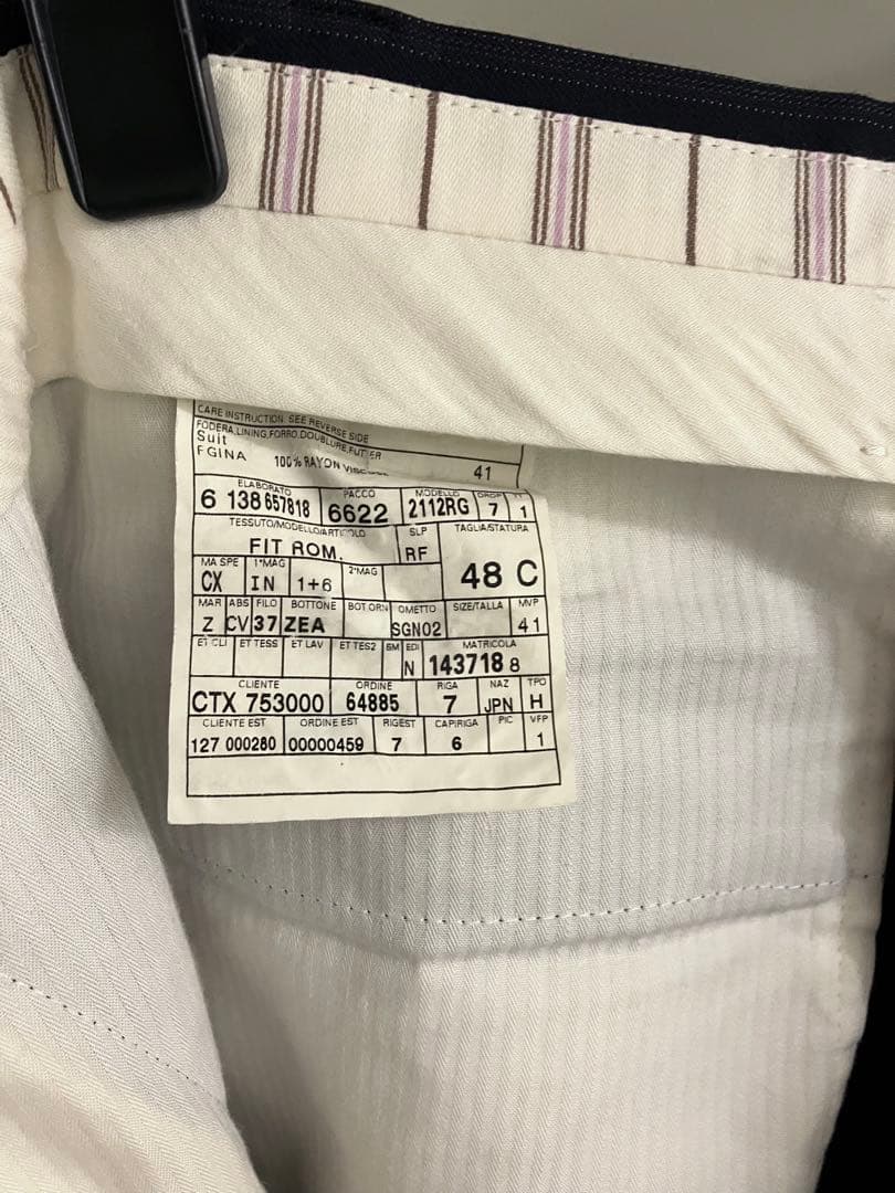 【Ermenegildo Zegna】黒タグ traveller SUIT