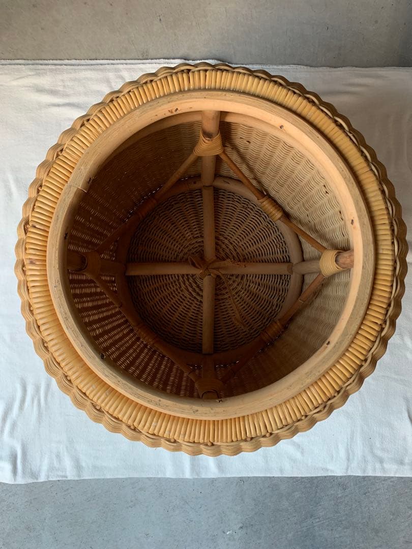 希少 山川ラタン 剣持勇デザイン ヴィンテージ スツール ジャパニーズモダン C