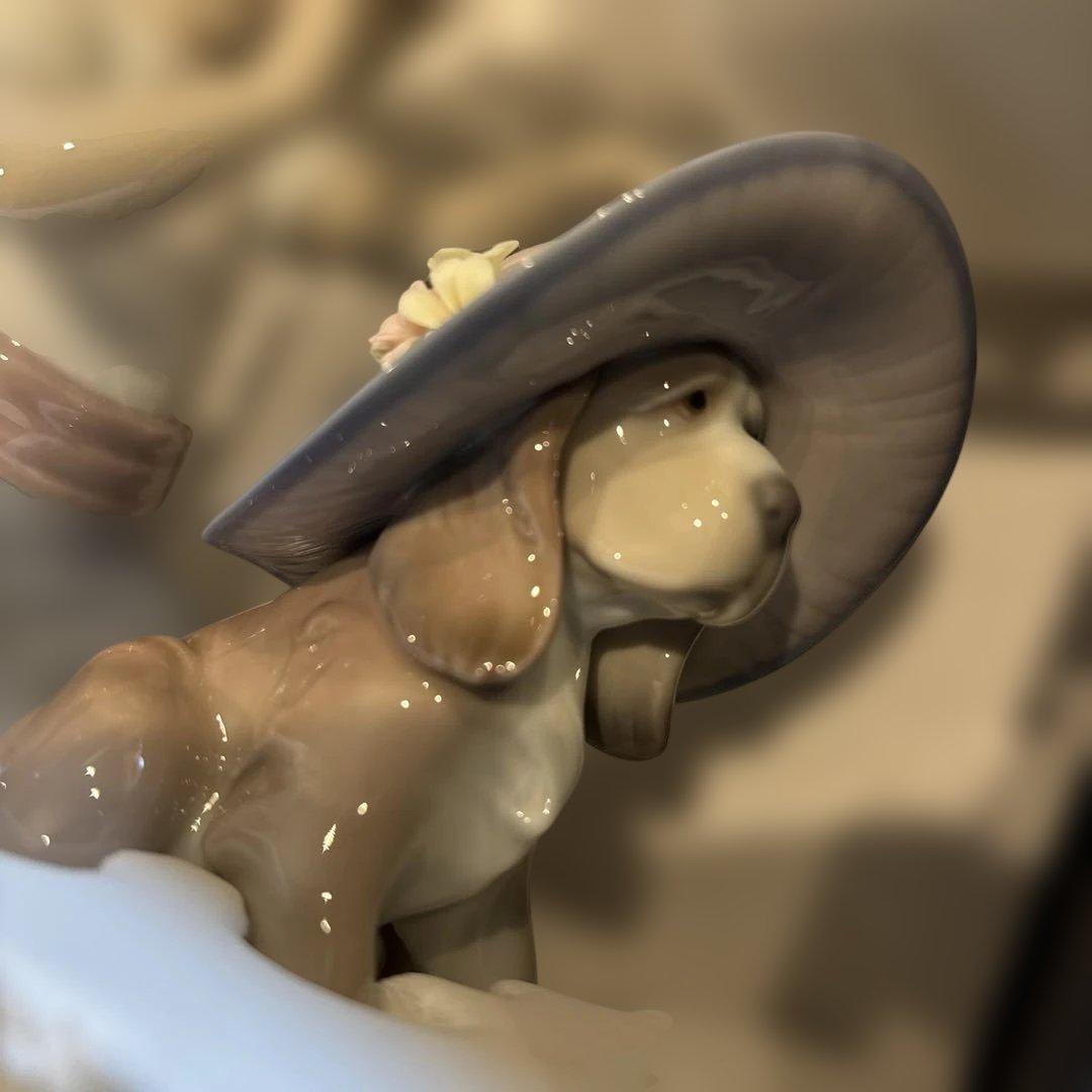 【箱・緩衝材あり・未使用】LLADRO リヤドロ おめかししようね