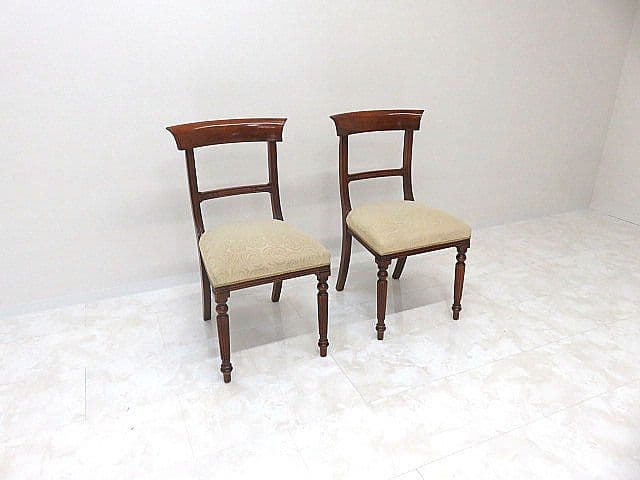 セ*ィ様 IDC大塚家具　英国リージェンシー様式ダイニングチェア　2脚セット　サ