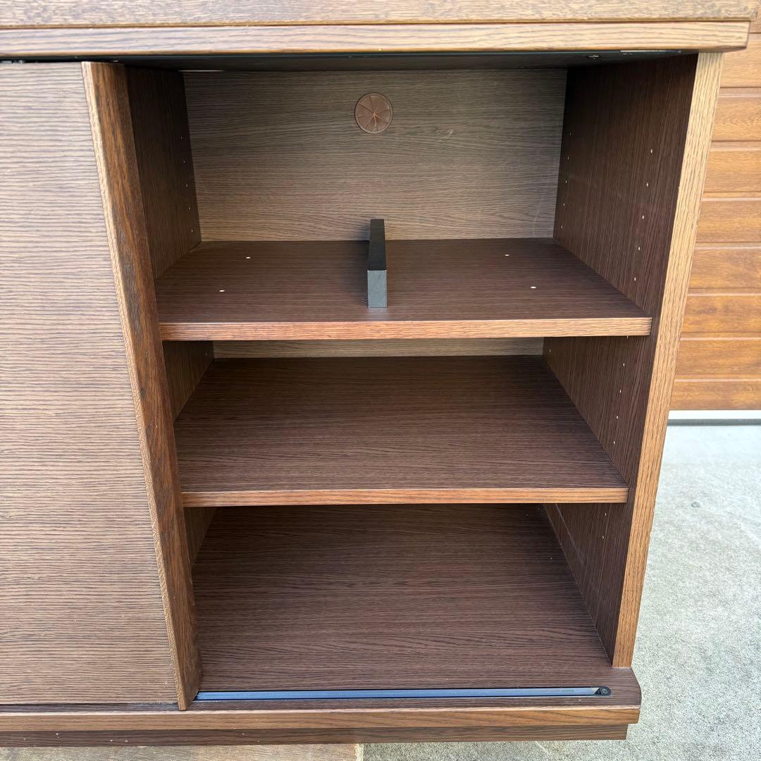 美品 カリモク ET4415 キッチンボード ウォールナット 購入価格38万