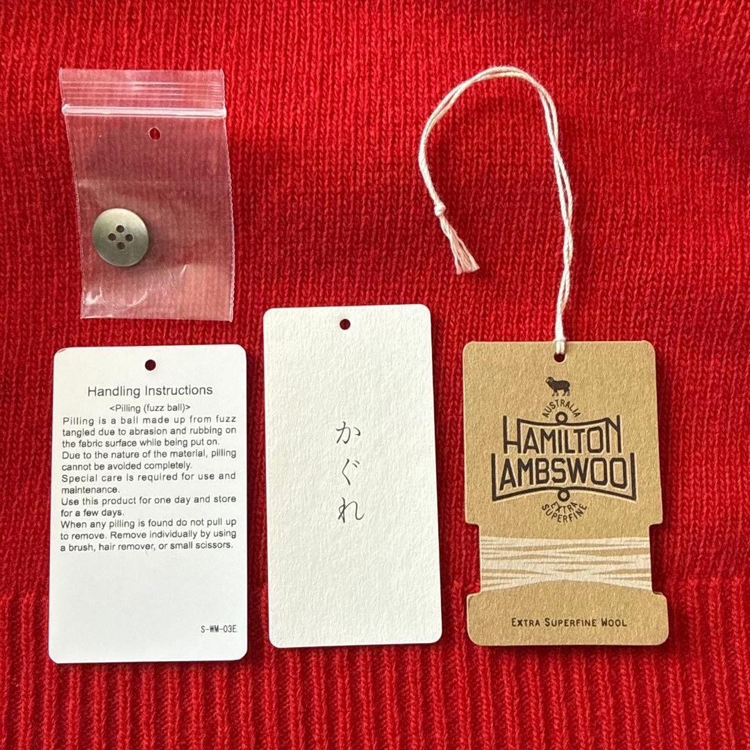 着用1回のみ美品○ 完売 かぐれ ハミルトンクルーネックカーディガン 25AW