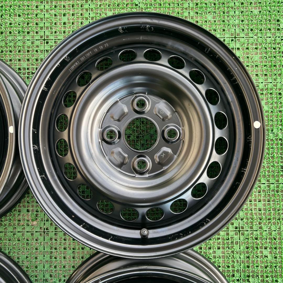 m*i様 ダイハツ 軽自動車用 14インチ スチールホイール 4本