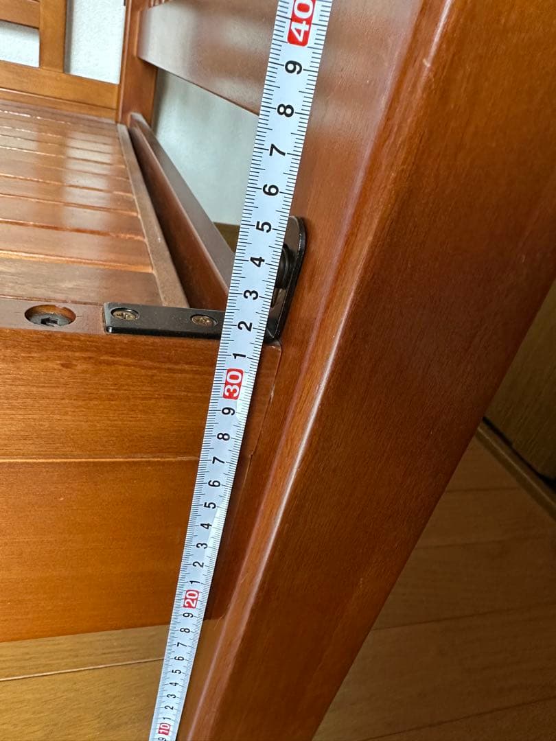 木製シングルスノコ　２段ベッド 組立説明書付き