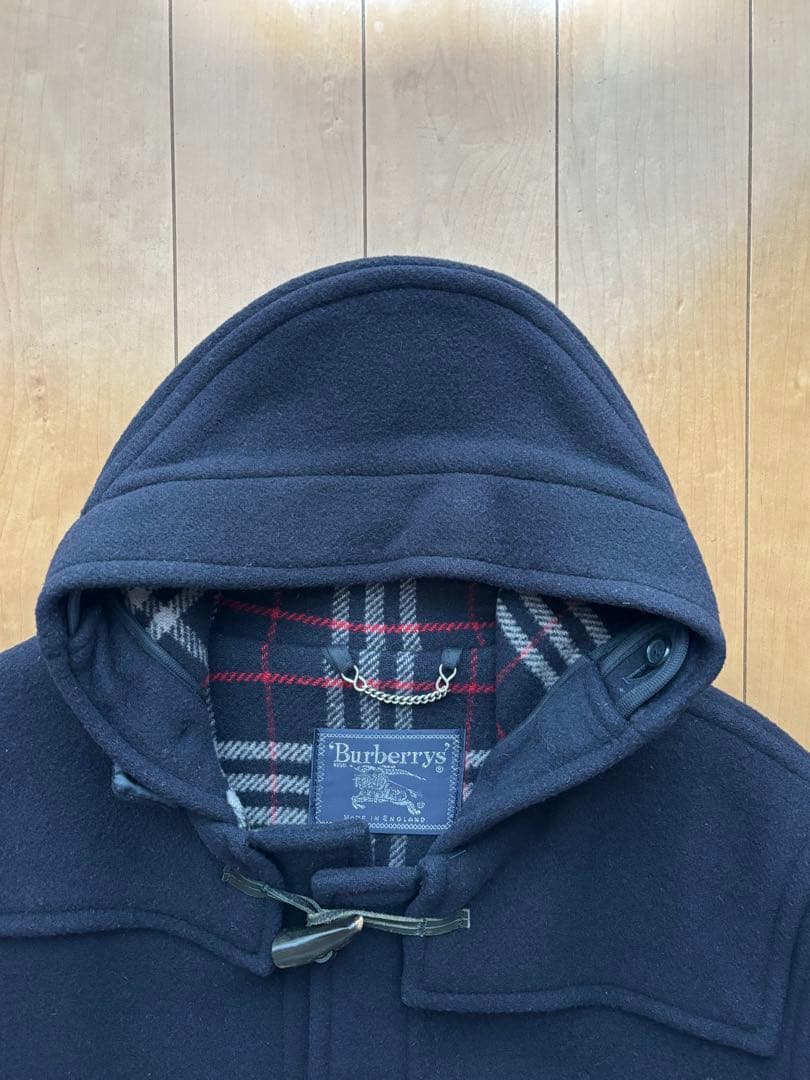 Burberrys バーバリー ダッフルコート ノバチェック ネイビー XＬ