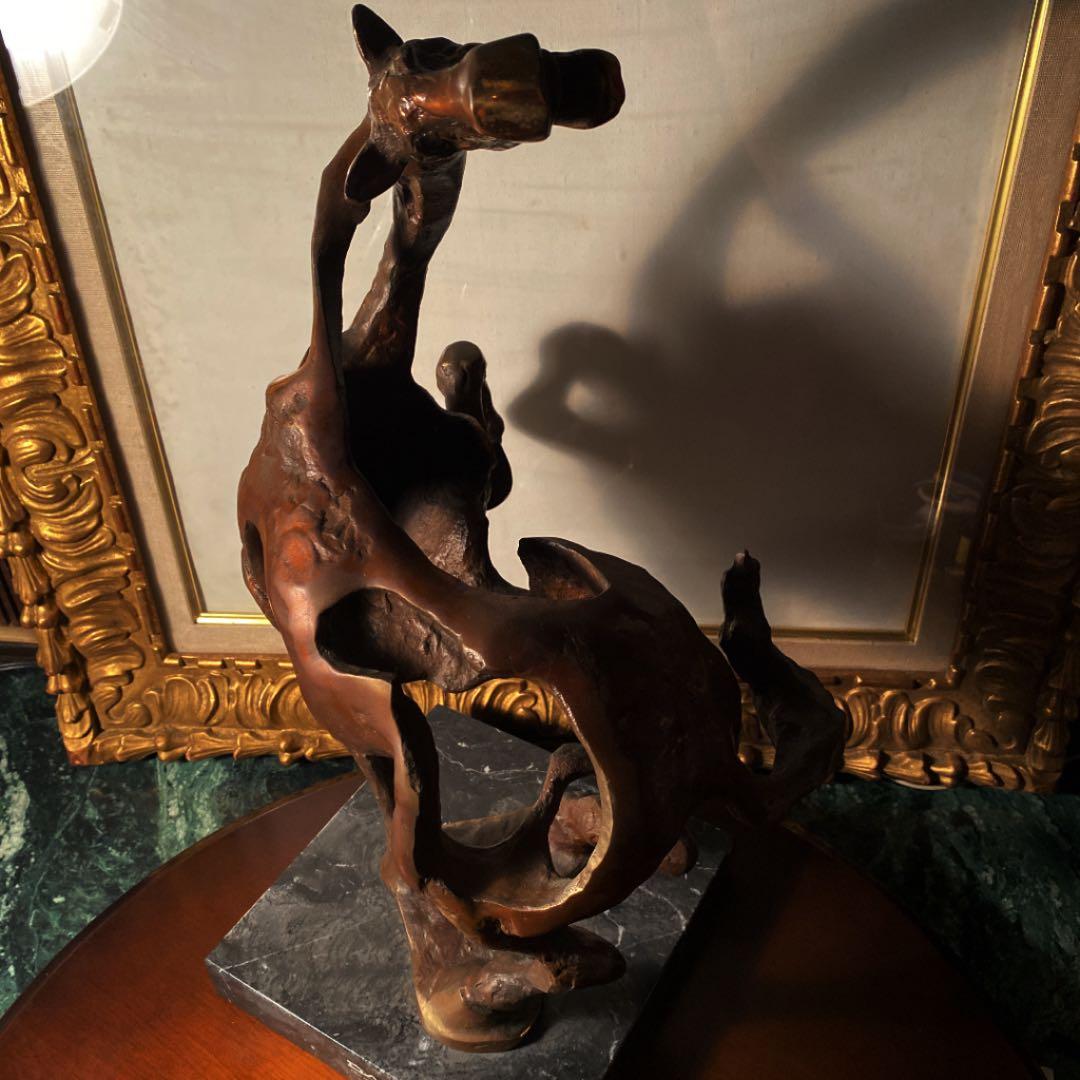 小物入れ ARTDECO vintage Horse bronze