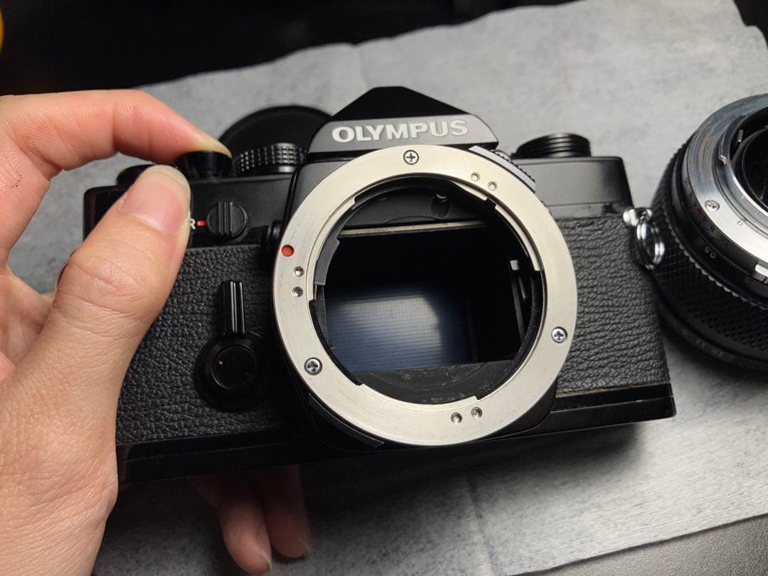 OLYMPUS om1 + 50 1.2 レンズ