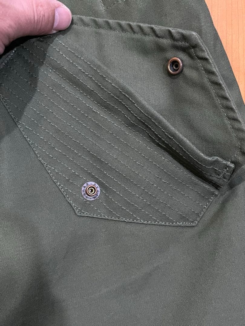 FRED PERRY フレッドペリーライナー付き モッズコート フード ファーM