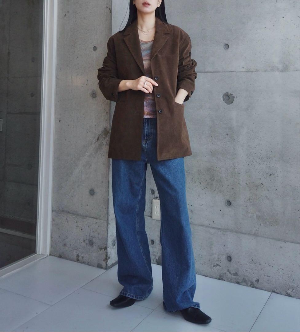 【定価14850円】sahara ベロアアートプリントトップ