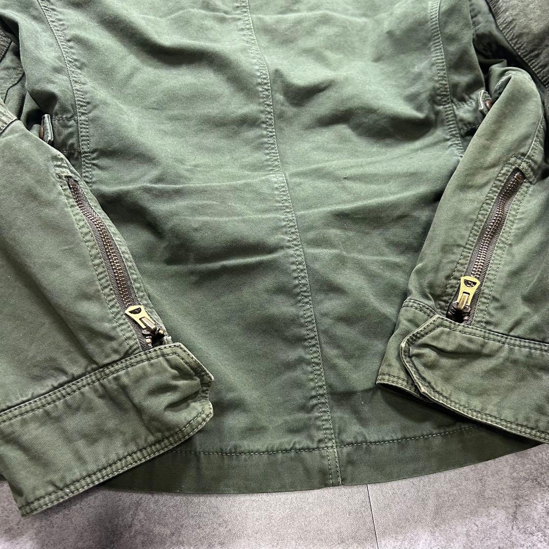 00s【archive】Halb/ギミックミリタリージャケット/Y2K/マスク◎