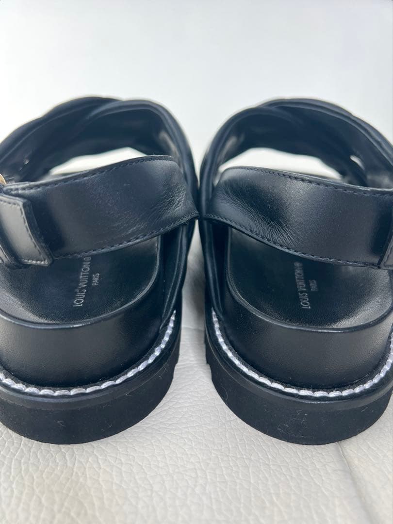Louis Vuitton サンダル 極美品 未使用に近い 黒 サイズ３７.５