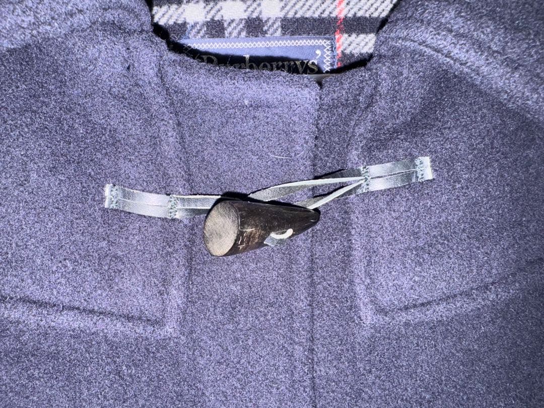 と*中様 希少　BURBERRYバーバリー　ダッフルコート ノバチェック 英国製