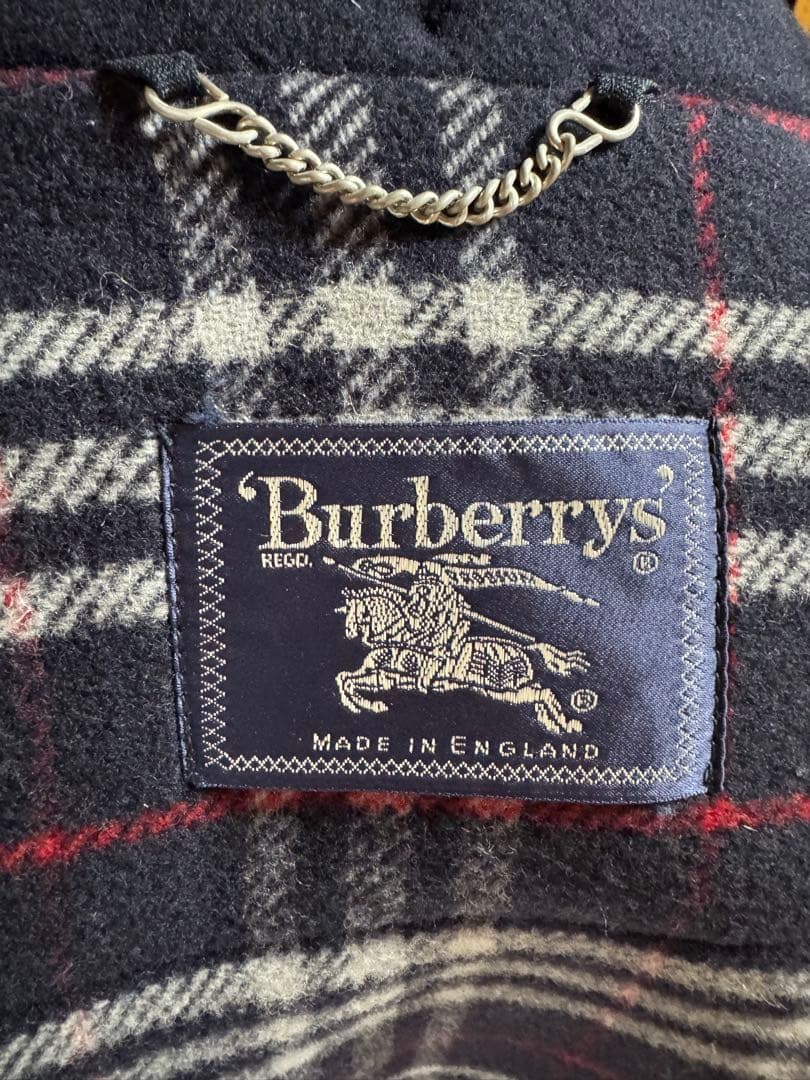 と*中様 希少　BURBERRYバーバリー　ダッフルコート ノバチェック 英国製