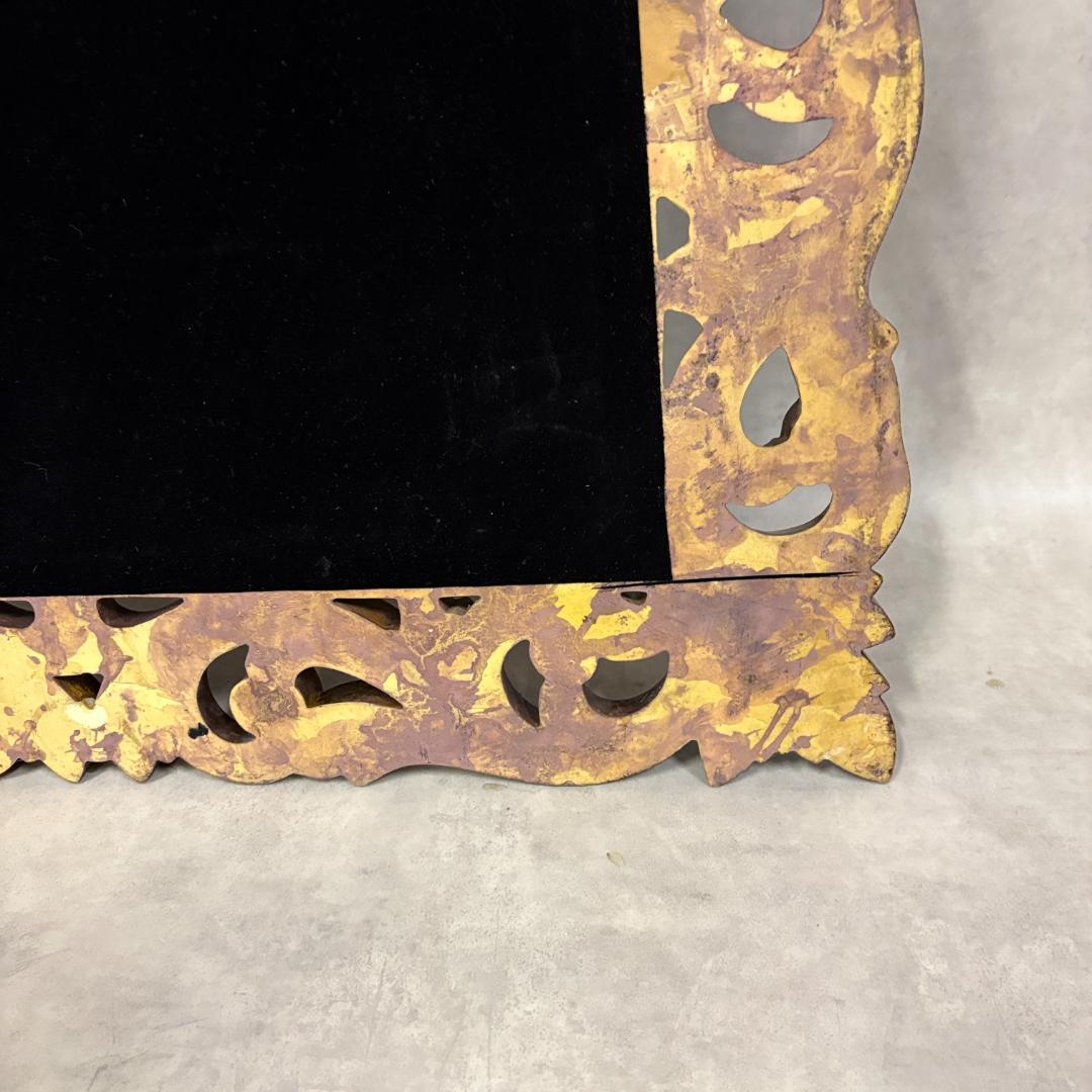 アンティーク調 ウォールミラー ゴールド装飾フレーム 壁掛け鏡