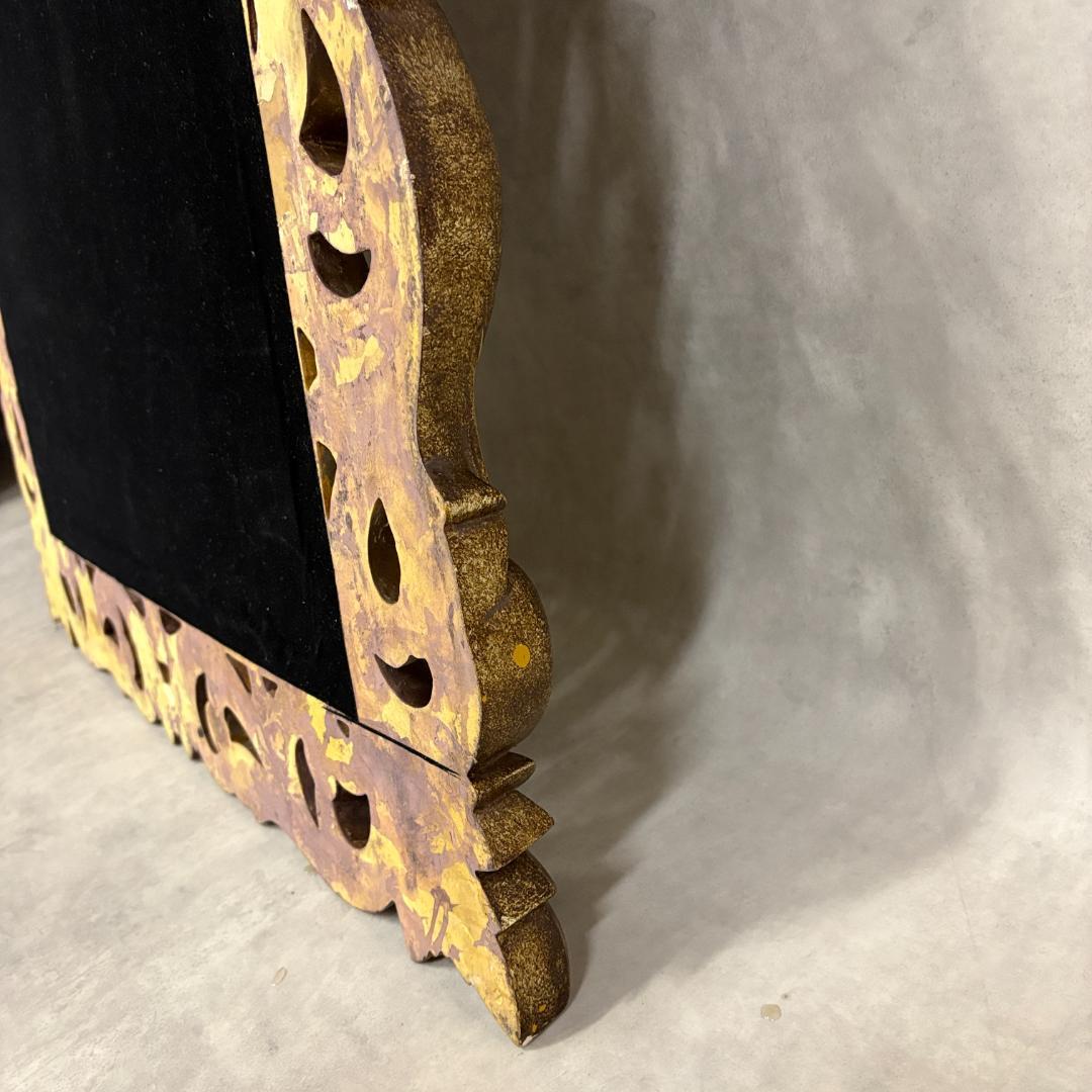 アンティーク調 ウォールミラー ゴールド装飾フレーム 壁掛け鏡