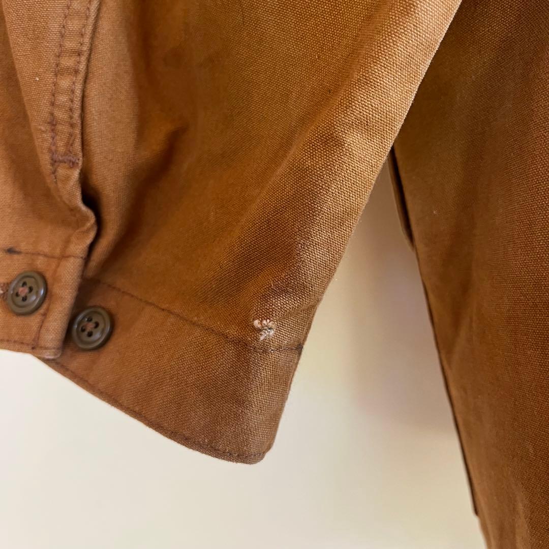 USA 80s 古着 エルエルビーン フィールドコート ダック地 XL