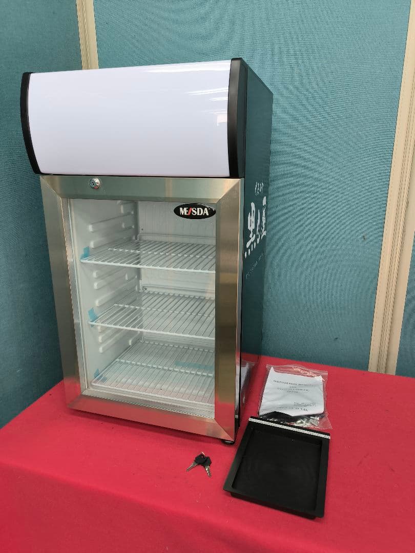 未使用品　ディスプレイクーラー/ ショーケース冷蔵庫 容量40L 　 SC40B