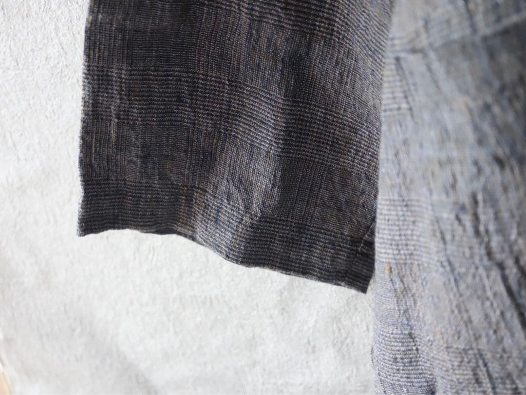 ジャーナルスタンダードラックス グレンチェックリネン コモドジャケット