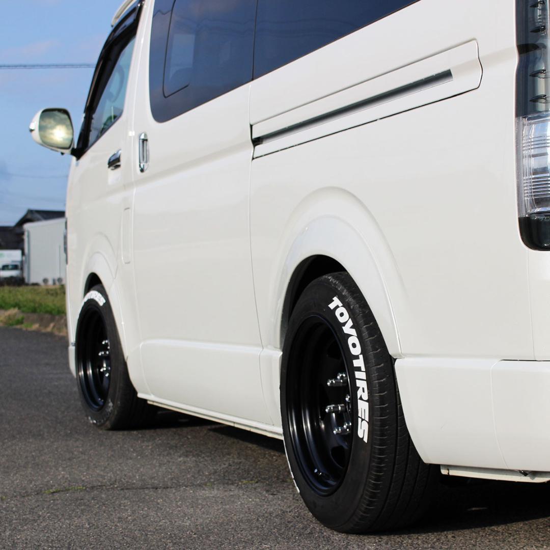 ハイエース オーバーフェンダー ダウンルック ABS製 200系 1台分 070