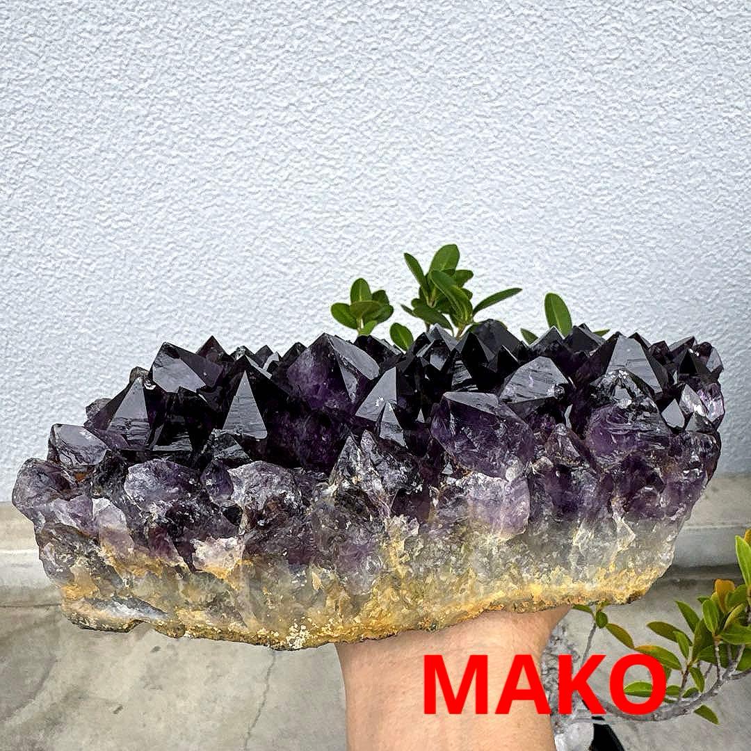 M1834☆アメジストクラスター4.8Kg☆ブラジル産☆天然石☆N51014