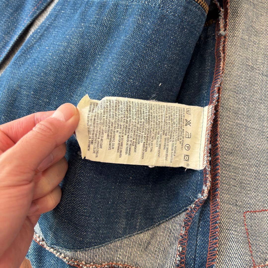 プ*ナ様 フェード◎ 00s リーバイス RED デニム サックコート 1st