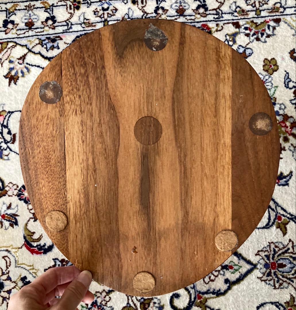 良工房　木製　一本足　椅子　イス　スツール　ウッドスツール　作家物